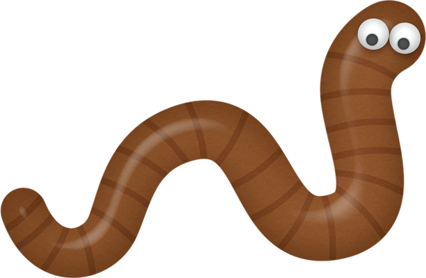 ver - animal rampant - animaux - smiley émoticône émoji cartoon clipart illustration - artémotic