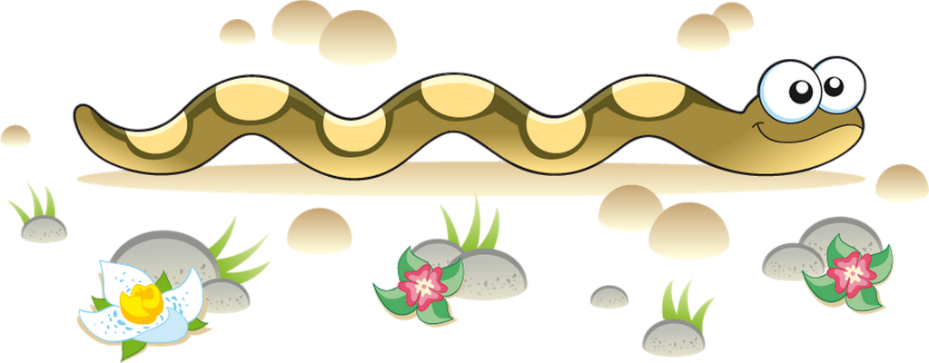 serpent - animal rampant - animaux - smiley émoticône émoji cartoon clipart illustration - artémotic