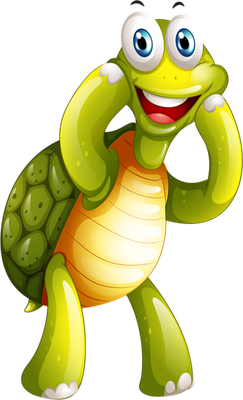 tortue terrestre - animal rampant - animaux - smiley émoticône émoji cartoon clipart illustration - artémotic