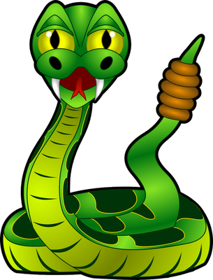 serpent - animal rampant - animaux - smiley émoticône émoji cartoon clipart illustration - artémotic