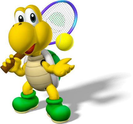 Koopa Troopa [Super Mario] - animal rampant - animaux - smiley émoticône émoji cartoon clipart illustration - artémotic