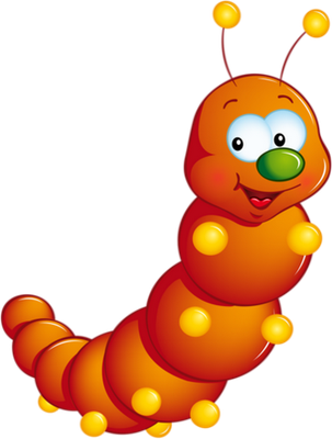 chenille - animal rampant - animaux - smiley émoticône émoji cartoon clipart illustration - artémotic