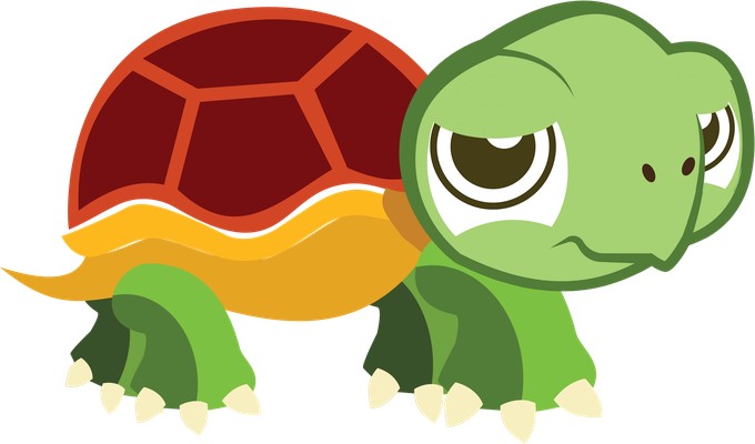 tortue terrestre - animal rampant - animaux - smiley émoticône émoji cartoon clipart illustration - artémotic