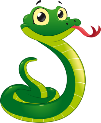 serpent - animal rampant - animaux - smiley émoticône émoji cartoon clipart illustration - artémotic