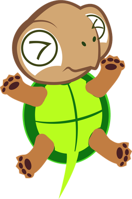 tortue terrestre - animal rampant - animaux - smiley émoticône émoji cartoon clipart illustration - artémotic