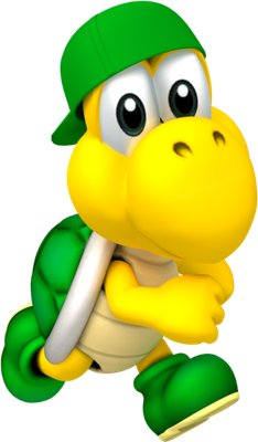Koopa Troopa [Super Mario] - animal rampant - animaux - smiley émoticône émoji cartoon clipart illustration - artémotic
