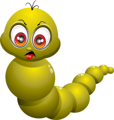 chenille - animal rampant - animaux - smiley émoticône émoji cartoon clipart illustration - artémotic