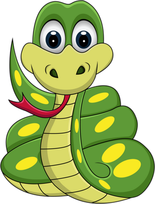 serpent - animal rampant - animaux - smiley émoticône émoji cartoon clipart illustration - artémotic