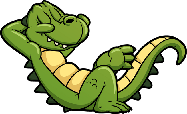 crocodile - animal rampant - animaux - smiley émoticône émoji cartoon clipart illustration - artémotic