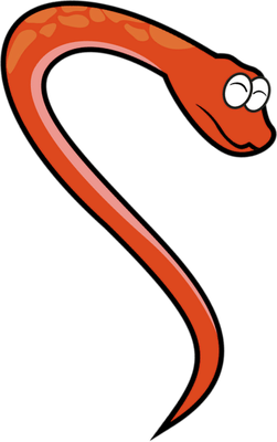 serpent - animal rampant - animaux - smiley émoticône émoji cartoon clipart illustration - artémotic