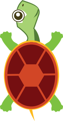 tortue terrestre - animal rampant - animaux - smiley émoticône émoji cartoon clipart illustration - artémotic