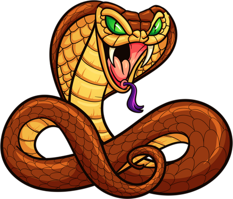 serpent - animal rampant - animaux - smiley émoticône émoji cartoon clipart illustration - artémotic