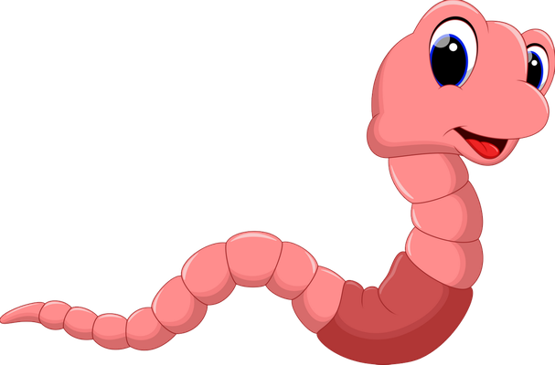 ver - animal rampant - animaux - smiley émoticône émoji cartoon clipart illustration - artémotic