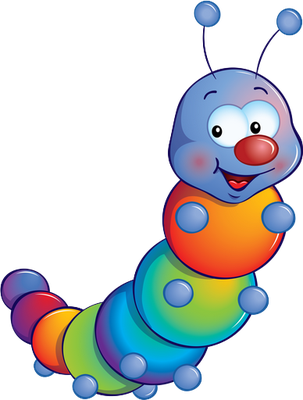 chenille - animal rampant - animaux - smiley émoticône émoji cartoon clipart illustration - artémotic