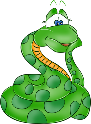 serpent - animal rampant - animaux - smiley émoticône émoji cartoon clipart illustration - artémotic