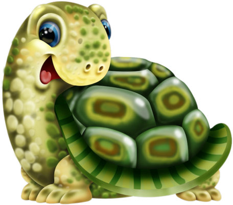 tortue terrestre - animal rampant - animaux - smiley émoticône émoji cartoon clipart illustration - artémotic