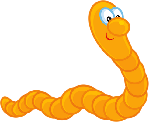ver - animal rampant - animaux - smiley émoticône émoji cartoon clipart illustration - artémotic