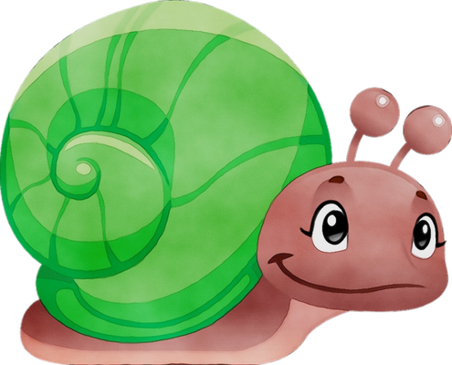 escargot - animal rampant - animaux - smiley émoticône émoji cartoon clipart illustration - artémotic