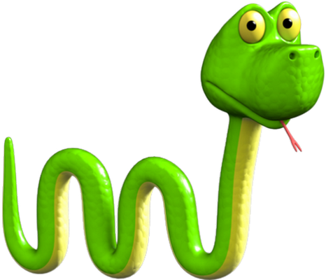 serpent - animal rampant - animaux - smiley émoticône émoji cartoon clipart illustration - artémotic