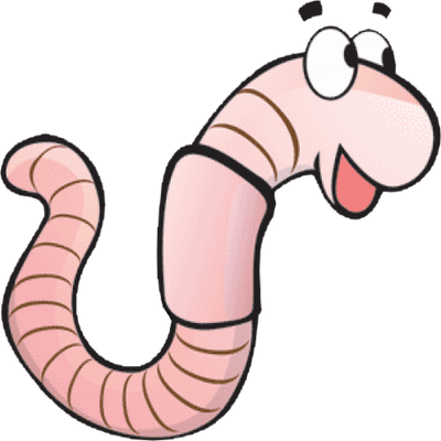 ver - animal rampant - animaux - smiley émoticône émoji cartoon clipart illustration - artémotic
