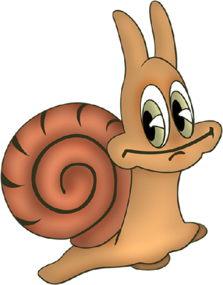 escargot - animal rampant - animaux - smiley émoticône émoji cartoon clipart illustration - artémotic