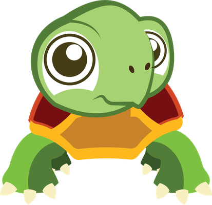 tortue terrestre - animal rampant - animaux - smiley émoticône émoji cartoon clipart illustration - artémotic