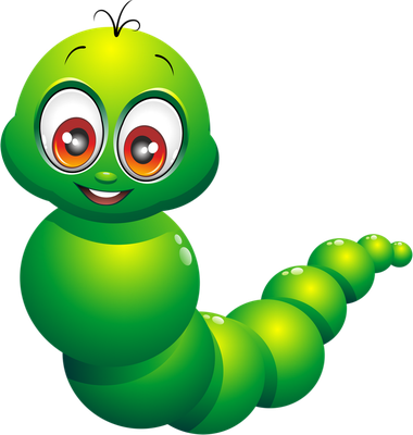 chenille - animal rampant - animaux - smiley émoticône émoji cartoon clipart illustration - artémotic