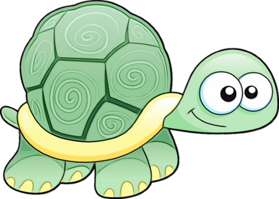 tortue terrestre - animal rampant - animaux - smiley émoticône émoji cartoon clipart illustration - artémotic