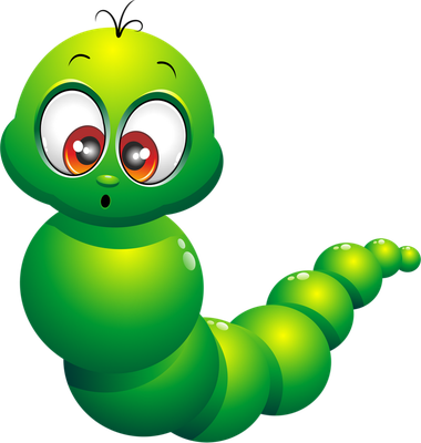 chenille - animal rampant - animaux - smiley émoticône émoji cartoon clipart illustration - artémotic