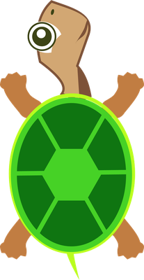 tortue terrestre - animal rampant - animaux - smiley émoticône émoji cartoon clipart illustration - artémotic