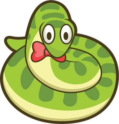 serpent - animal rampant - animaux - smiley émoticône émoji cartoon clipart illustration - artémotic