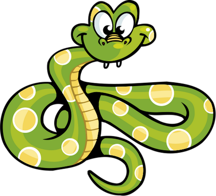 serpent - animal rampant - animaux - smiley émoticône émoji cartoon clipart illustration - artémotic