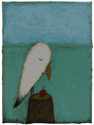 Angekommen · Acryl/Leinwand · 18 x 24 cm