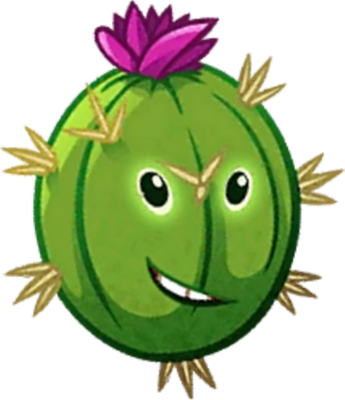 cactus [Plants vs Zombies] - nature - environnement - smiley émoticône émoji cartoon clipart illustration - artémotic