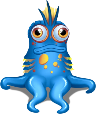 Oaktopus [My Singing Monsters] - nature - environnement - smiley émoticône émoji cartoon clipart illustration - artémotic