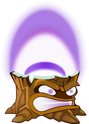 arbre [Plants vs Zombies] - nature - environnement - smiley émoticône émoji cartoon clipart illustration - artémotic