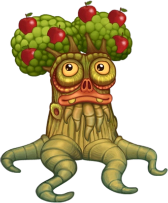 Oaktopus [My Singing Monsters] - nature - environnement - smiley émoticône émoji cartoon clipart illustration - artémotic