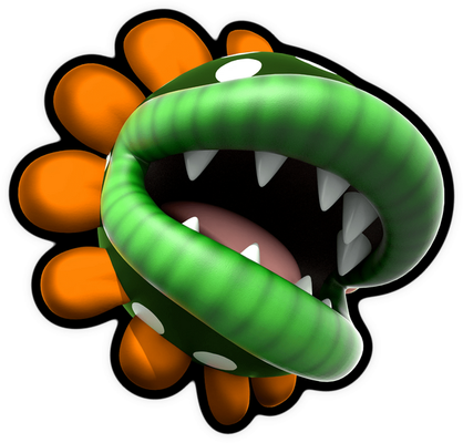 Petey Piranha [Super Mario] - nature - environnement - smiley émoticône émoji cartoon clipart illustration - artémotic
