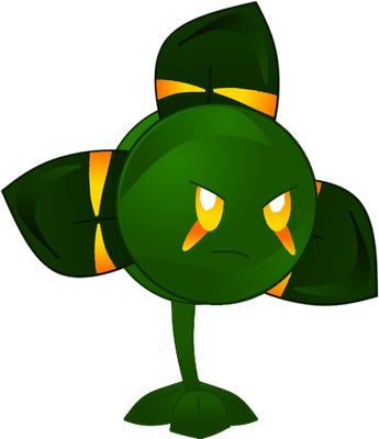 trègle [Plants vs Zombies] - nature - environnement - smiley émoticône émoji cartoon clipart illustration - artémotic