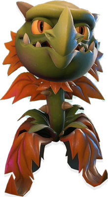 muflier [Plants vs Zombies] - nature - environnement - smiley émoticône émoji cartoon clipart illustration - artémotic