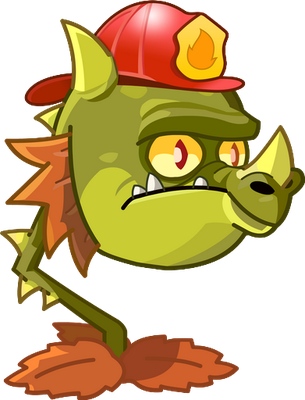 muflier [Plants vs Zombies] - nature - environnement - smiley émoticône émoji cartoon clipart illustration - artémotic