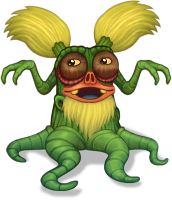 Oaktopus [My Singing Monsters] - nature - environnement - smiley émoticône émoji cartoon clipart illustration - artémotic