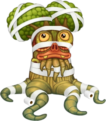 Oaktopus [My Singing Monsters] - nature - environnement - smiley émoticône émoji cartoon clipart illustration - artémotic