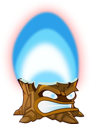 arbre [Plants vs Zombies] - nature - environnement - smiley émoticône émoji cartoon clipart illustration - artémotic