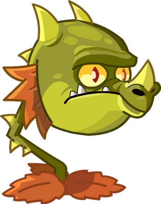 muflier [Plants vs Zombies] - nature - environnement - smiley émoticône émoji cartoon clipart illustration - artémotic