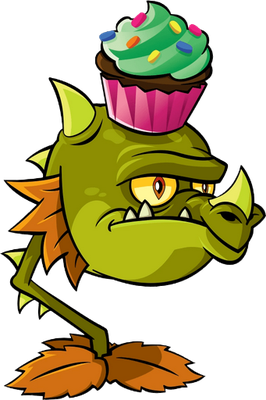 muflier [Plants vs Zombies] - nature - environnement - smiley émoticône émoji cartoon clipart illustration - artémotic