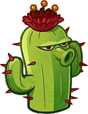 cactus [Plants vs Zombies] - nature - environnement - smiley émoticône émoji cartoon clipart illustration - artémotic