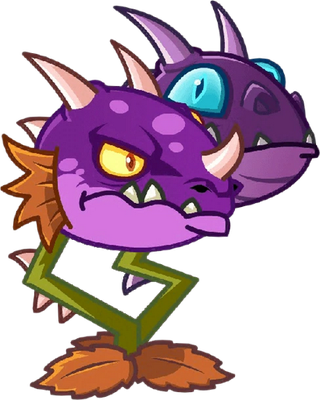 muflier [Plants vs Zombies] - nature - environnement - smiley émoticône émoji cartoon clipart illustration - artémotic