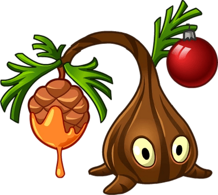 arbre [Plants vs Zombies] - nature - environnement - smiley émoticône émoji cartoon clipart illustration - artémotic