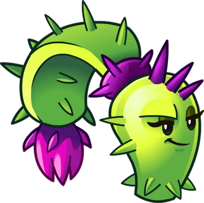 cactus [Plants vs Zombies] - nature - environnement - smiley émoticône émoji cartoon clipart illustration - artémotic